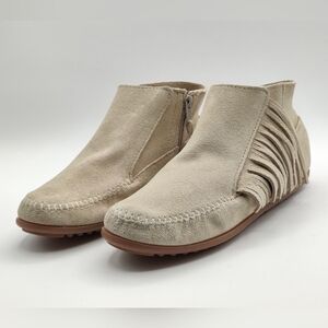 Minnetonka Fringed Boot Moccasin